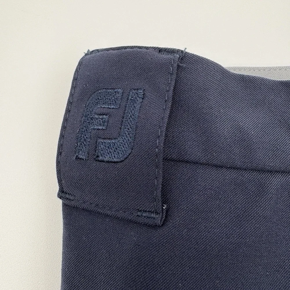 FootJoy Tour Fit Golf Pants Mens 40x32 Navy Blue Performance Stretch Chino 24491